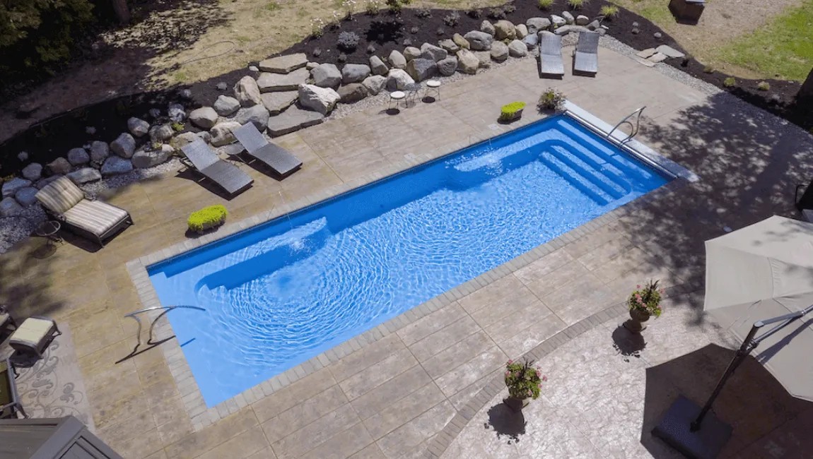 Thursday Pools Spirit fiberglass pool