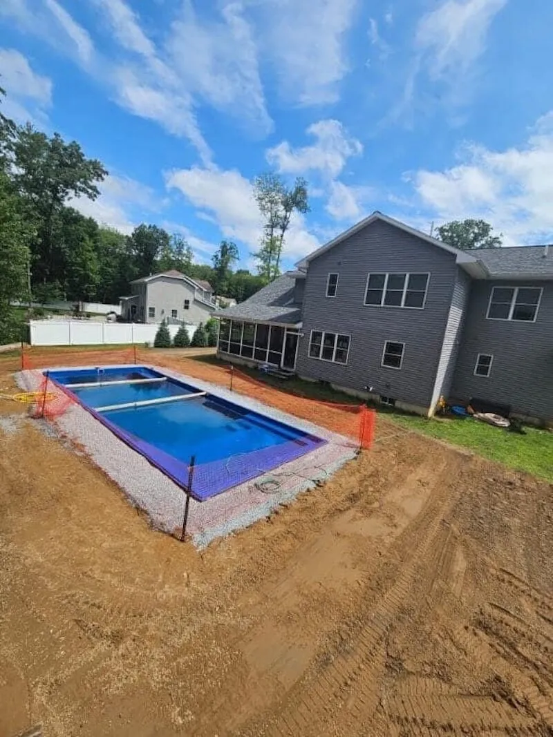 40-foot Imagine Illusion pool installation